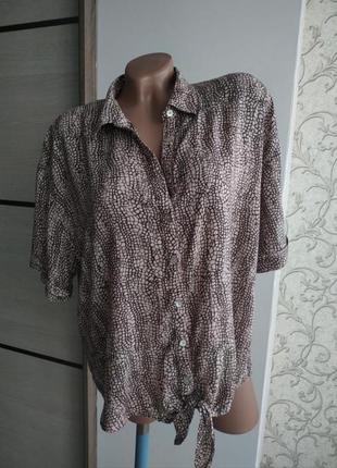Рубашка блузка модал2 фото