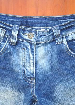 Женские синие расклешённые стрейч джинсы here&there