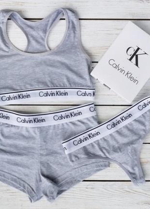 Серый топ  calvin klein1 фото