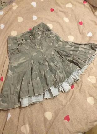 Жіноча спідниця хакі