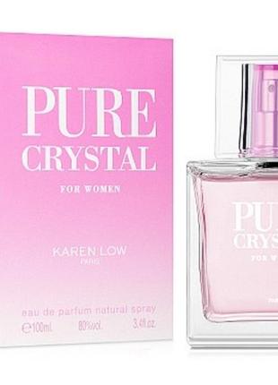 Парфюмированная вода karen low pure crystal woman edp 100ml