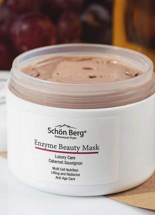 Schön berg enzyme beauty mask ензимна б'юті маска клітинного відновлення1 фото