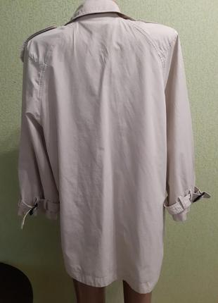 Летний двубортный тренч - рубашка плащ куртка5 фото