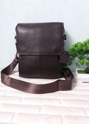 В наличии мужская кожаная сумка чоловіча шкіряна сумочка на плечо