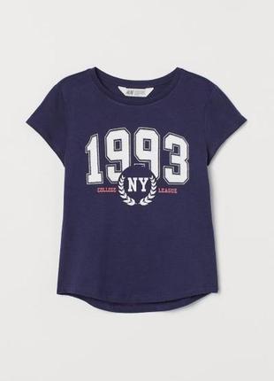 Футболка h&m, футболка для девочки 10/12 лет, футболка на дівчинку. футболка для дівчинки 10/12 років. бренд h&m