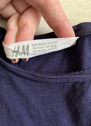 Футболка h&m, футболка для дівчинки 10/12 років, футболка на дівчинку. футболка для дівчинки 10/12 років. бренд h&m7 фото