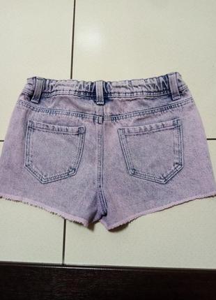 Стильные джинсовые шорты c&a 134-140 р.4 фото