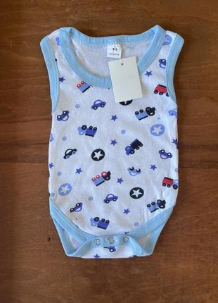 Маечка на малыша 0-3 мес