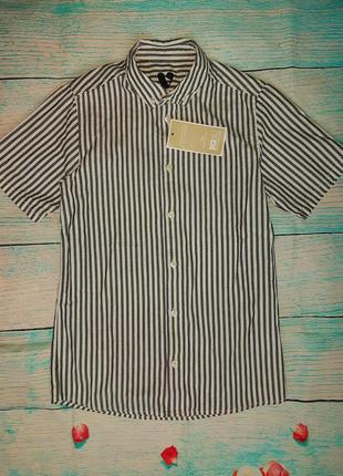 Рубашка хлопок by very в полоску на 12лет