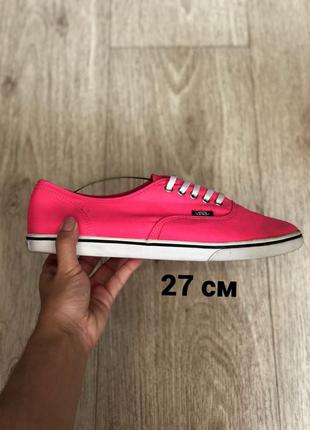 Яркие коралловые кеды vans оригинал 42-43 р