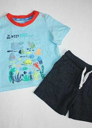 Набор мальчику  шорты и футболка