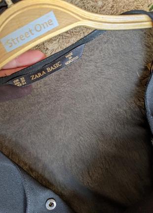 Пиджак шифоновый бомбер. zara basic xs/s 10