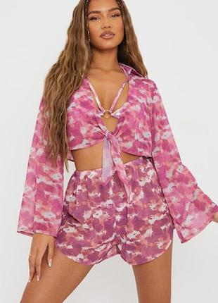 Блуза топ з принтом