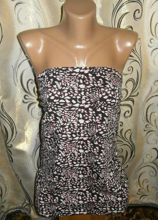 Стильна майка без бретелей papaya