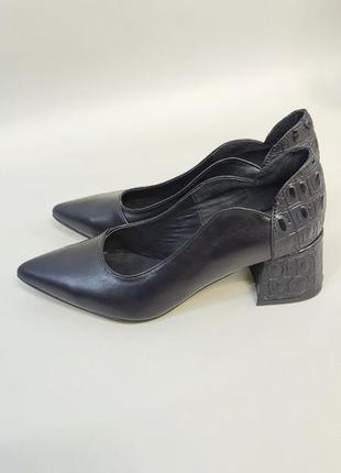 Эксклюзивные туфли из натуральной итальянской кожи рептилия3 фото