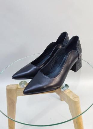 Эксклюзивные туфли из натуральной итальянской кожи рептилия8 фото