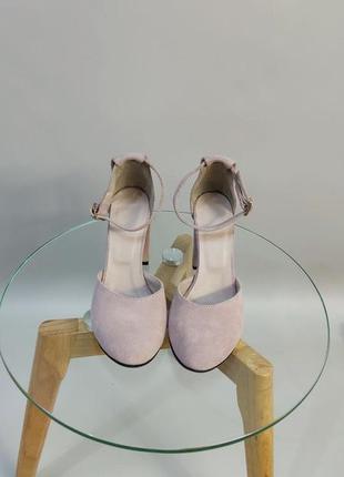 Ексклюзивні туфлі з натуральної італійської шкіри і замша5 фото