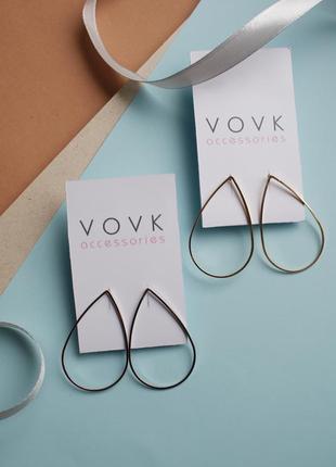 Трендові сережки в мінімалістичному стилі від vovk accessories
