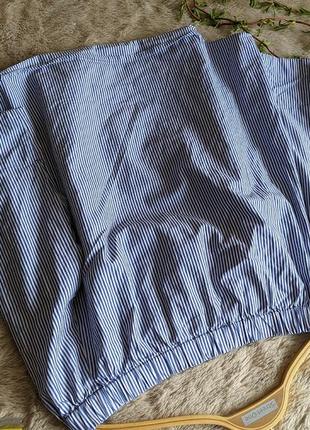 Блузка в полоску, zara размер м4 фото