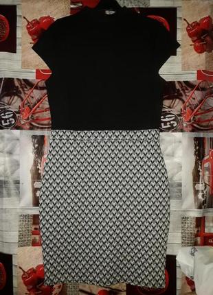 Стильне жіноче плаття із стойкою 46-48 розмір2 фото