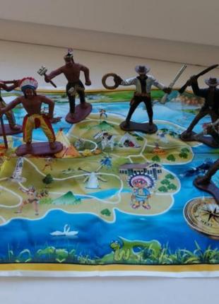 Ковбої та індіанці комплект 8 штук