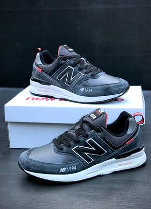 Чоловічі кросівки new balance 574 since 1994 gray