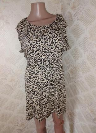 Леопардовое платье леопард кошачий принт распродаж1 фото