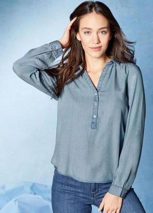 Легенька сорочка/ блуза з луцеолу. європейський розмір 36