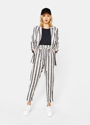 Костюм брючный льняной р xs