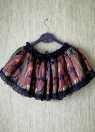 🌹пышная юбка 🌹 короткая юбка пачка 🍀 хаки