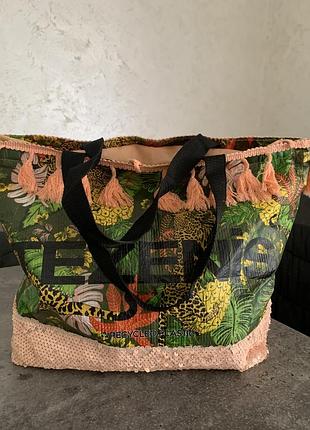 Господарська сумка, торба з пайєтками