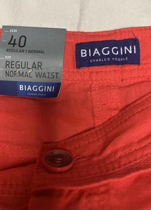 Льняные укороченные брюки, бриджи  biaggini7 фото