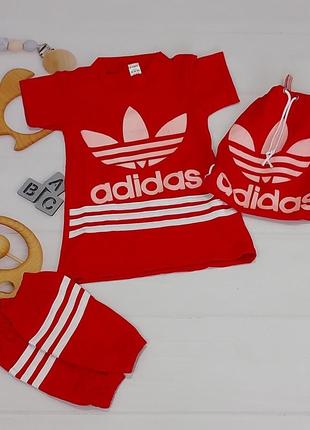 Дуже гарний комплект «adidas» туніка+гетри+сумка