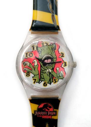 Jurassic park часы из сша t-rex из далекого 1998 года мех japan tmi