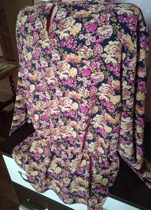 Блуза цветочный принт3 фото