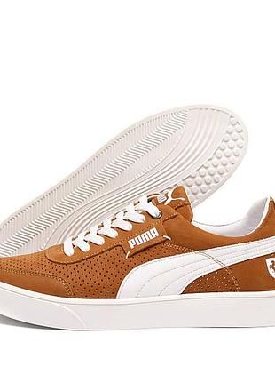 Чоловічі літні шкіряні кеди перфорація