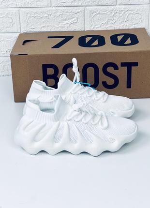 Кросівки чоловічі adidas yeezy boost 450 white кросівки чоловічі адідас ізі буст білі літо сітка3 фото