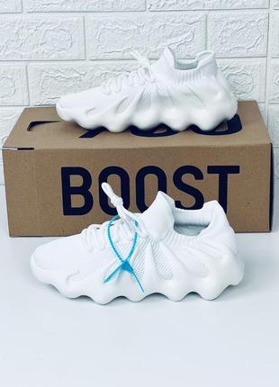 Кросівки чоловічі adidas yeezy boost 450 white кросівки чоловічі адідас ізі буст білі літо сітка6 фото