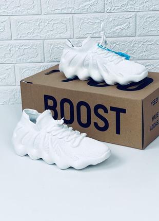 Кроссовки мужские adidas yeezy boost 450 white кроссовки мужские адидас изи буст белые лето сетка7 фото