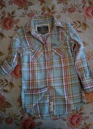 Бомбезная стильная рубашка очень плотная качественная