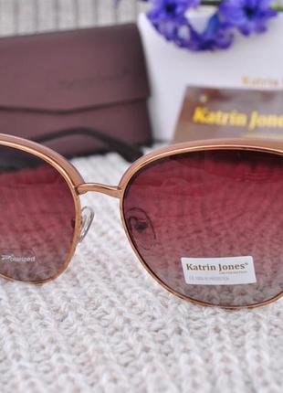Фирменные солнцезащитные женские очки katrin jones polarized