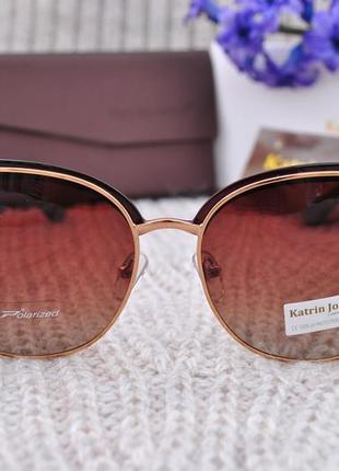 Фирменные солнцезащитные женские очки katrin jones polarized