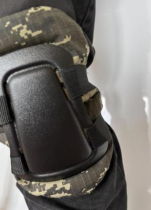 Наколенники (налокотники) защитные тактические военные с пластиковой накладкой. цена за 1 пару4 фото