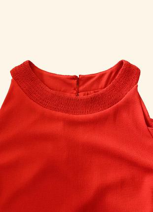 Алое платье zara 4