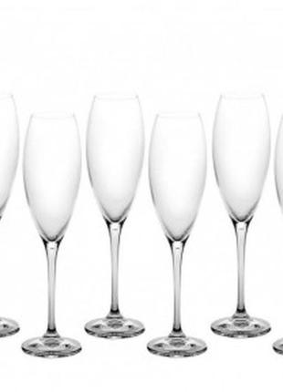 Бокалы для шампанского bohemia 1sf06-290 (290 мл, 6 шт)