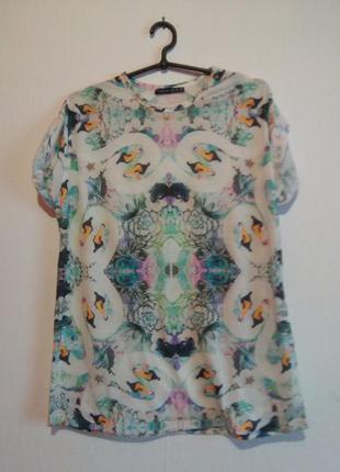 Красивая футболочка 10\12\14 роз