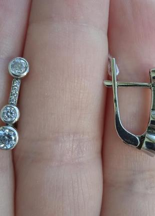 Сережки срібло