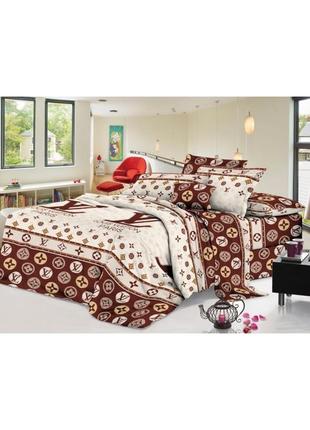 Двухспальный комплект постельного белья vital - textile бязь 3d premium 180х220 см (bp-78bp2-78)