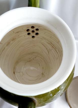 Чайник зик майолика винтажный керамика ссср6 фото