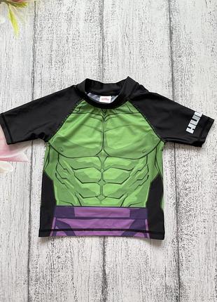 Крута футболка для купання купальник халк marvel 6-7років